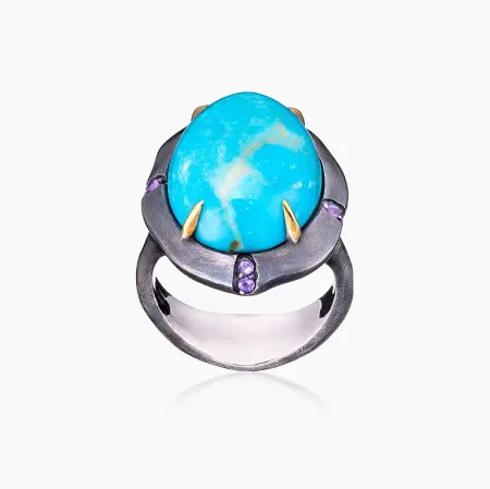 Серебряное кольцо «Небесная Эра»