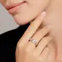 Серебряное кольцо с бриллиантом