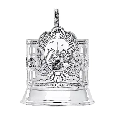 Серебряный подстаканник «Мосты Санкт-Петербурга»