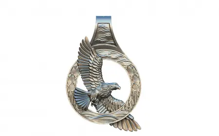 Подвеска серебряная «Парящий Орел»