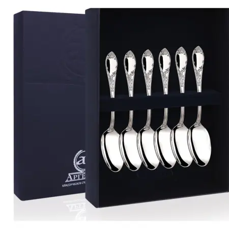 Серебряный набор «Престиж» 6 кофейных ложек