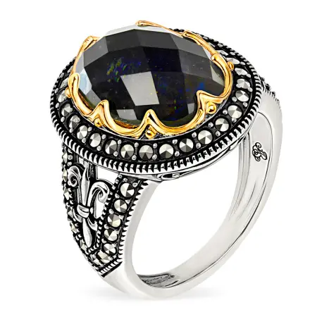 Серебряное кольцо ALEXANDRE VASSILIEV с лабрадором