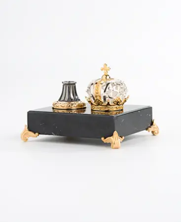 Серебряная подставка под ручку «Императорская корона»