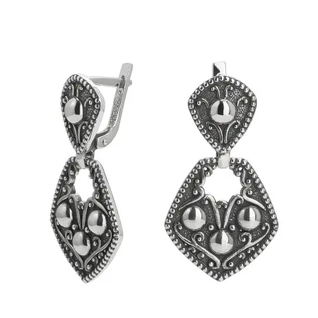 Серебряные серьги