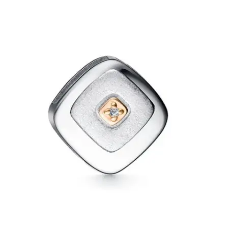 Подвеска из серебра с бриллиантом