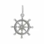Серебряный кулон «Штурвал»