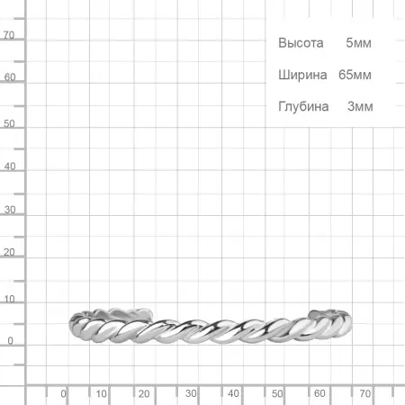 Браслет из серебра