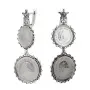 Серьги из серебра «Мельница»