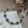 Серебряный браслет «Цветочки»