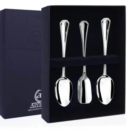 Серебряный набор для чая «Элегант» №1