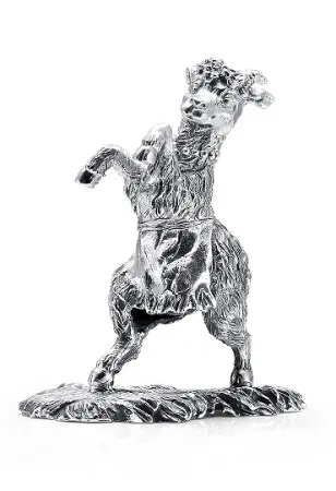 Серебряная статуэтка «Коза-дереза»