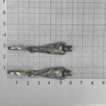 Серебряные серьги «Летучие мыши»