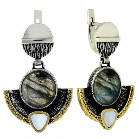 Серебряные серьги