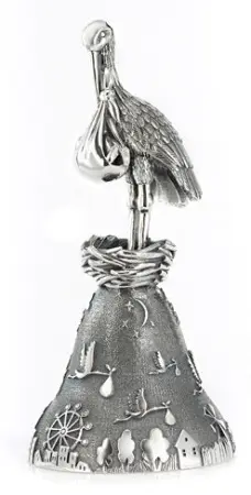 Серебряный колокольчик «Аист»