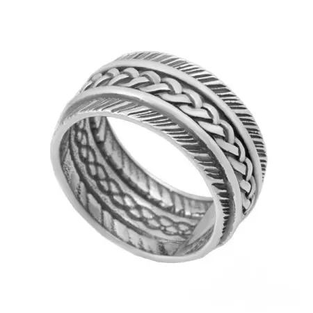 Серебряное кольцо «Пшеница»