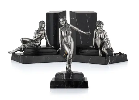 Книжные упоры «Купальщицы» 3 фигурки