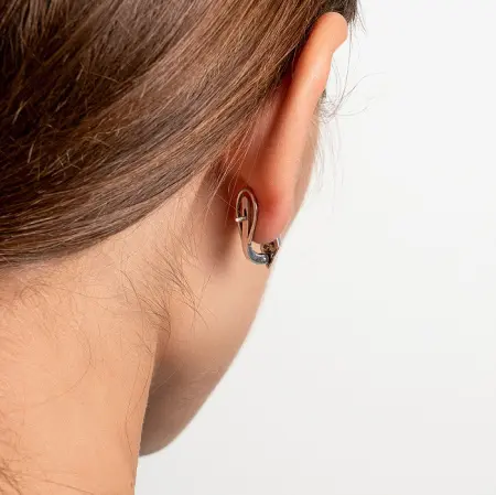 Серебряные серьги «Звезда»