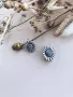 Серьги из серебра «Ромашки»