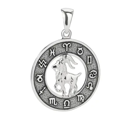 Серебряный кулон знак зодиака «Козерог»