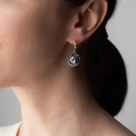 Серьги из серебра «Вельможа»