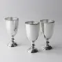 Серебряный набор рюмок «№1» - 3 предмета
