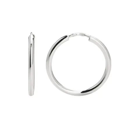 Серебряные серьги конго 2 см