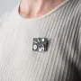 Брошь из серебра с гематитом «Дом»
