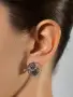 Серьги из серебра «Ирис»