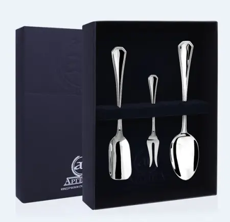 Серебряный набор для чая «Элегант» №2