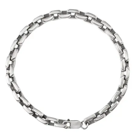 Серебряный браслет «Коррида» ширина 8 мм