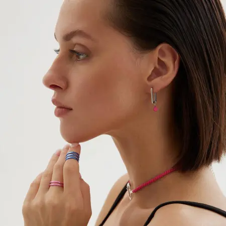 Серебряные серьги «Геометрия»