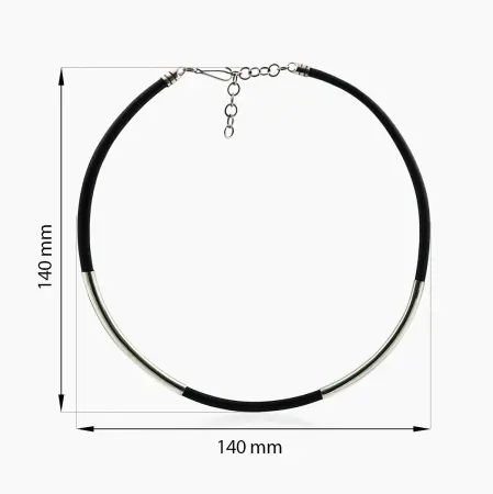 Серебряное колье «Эклипс»