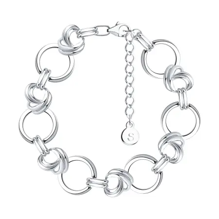 Серебряный браслет «Геометрия»