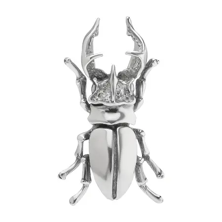Серебряная подвеска «Жук-олень»