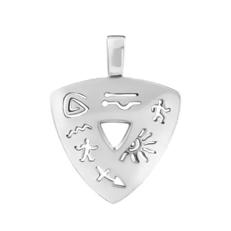 Серебряный кулон «Знаки»