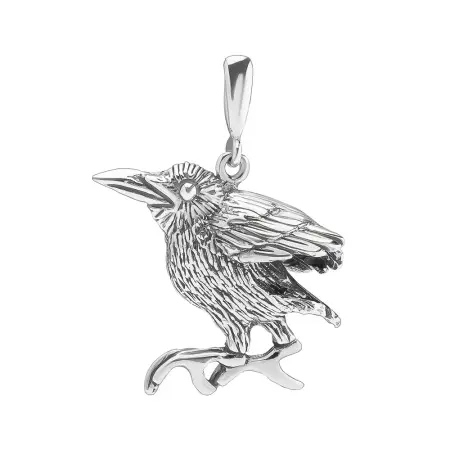 Подвеска из серебра «Вороненок»