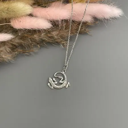 Серебряная подвеска «Варан»