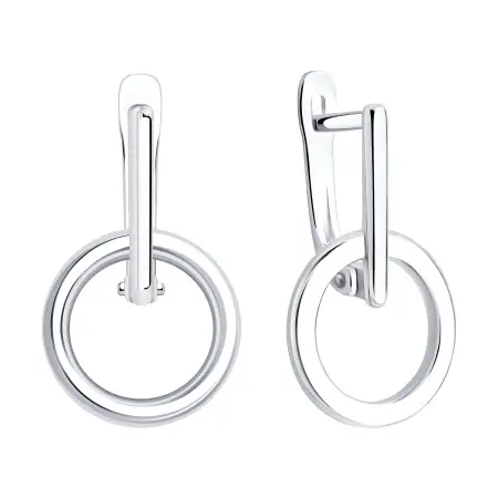 Серьги из серебра