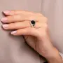 Серебряное кольцо «Аура»