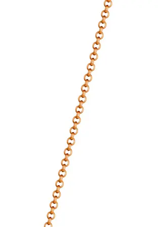 Серебряная цепочка с позолотой