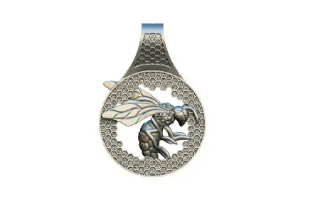 Серебряная подвеска «Жалящий шершень»