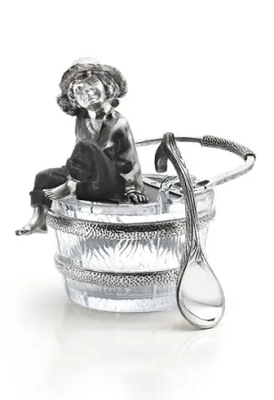 Кадушка «Пастушок» с хрусталем
