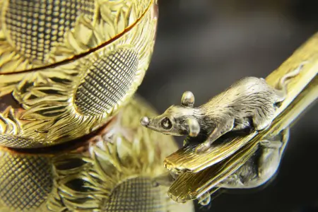 Серебряная чайная ложка «Мышка-Норушка»