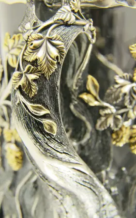 Серебряная пивная кружка «Медведь»