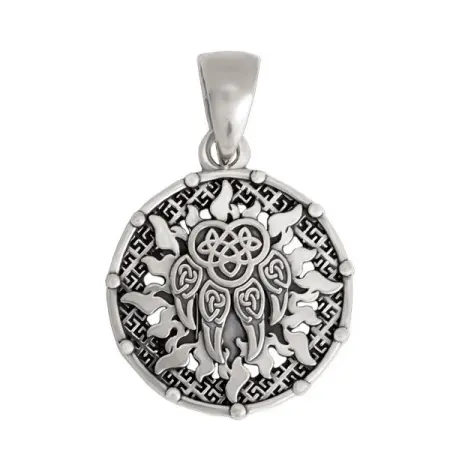 Серебряная подвеска-оберег «Волчья лапа»