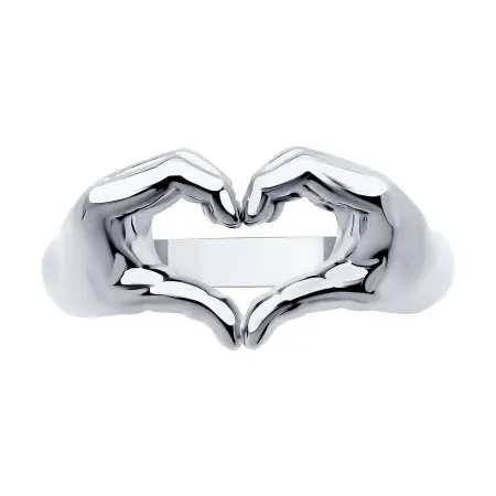 Кольцо из серебра «Love»