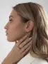 Серьги «Дорожка» из серебра ETHNICA с натуральным сапфиром