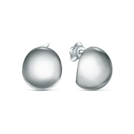 Серьги-гвоздики из серебра «Шар»