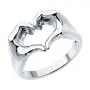 Кольцо из серебра «Love»