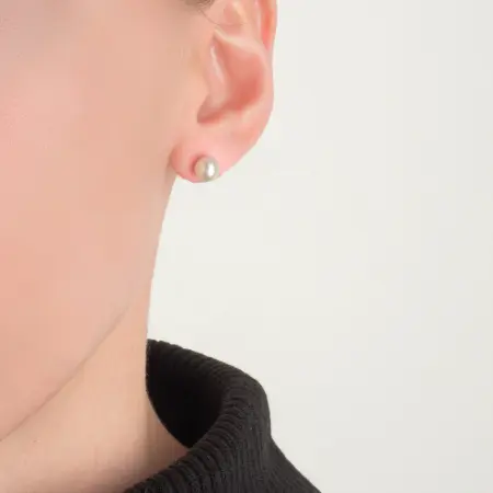 Серьги из серебра «Кролик»